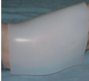 BOLUSIL ® sheet on a leg